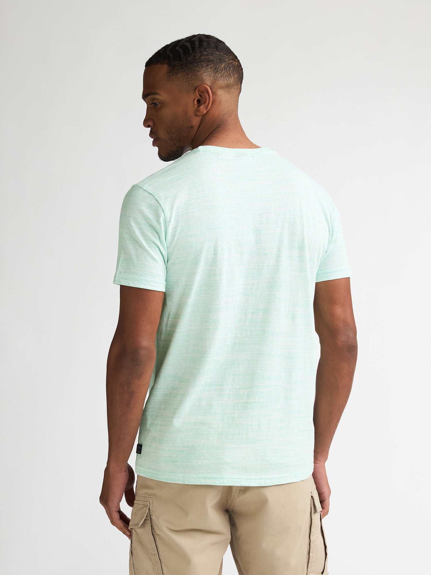 Petrol Industries Men T-Shirt Short Sleeve Classic Print Regular Fit Green Aqua