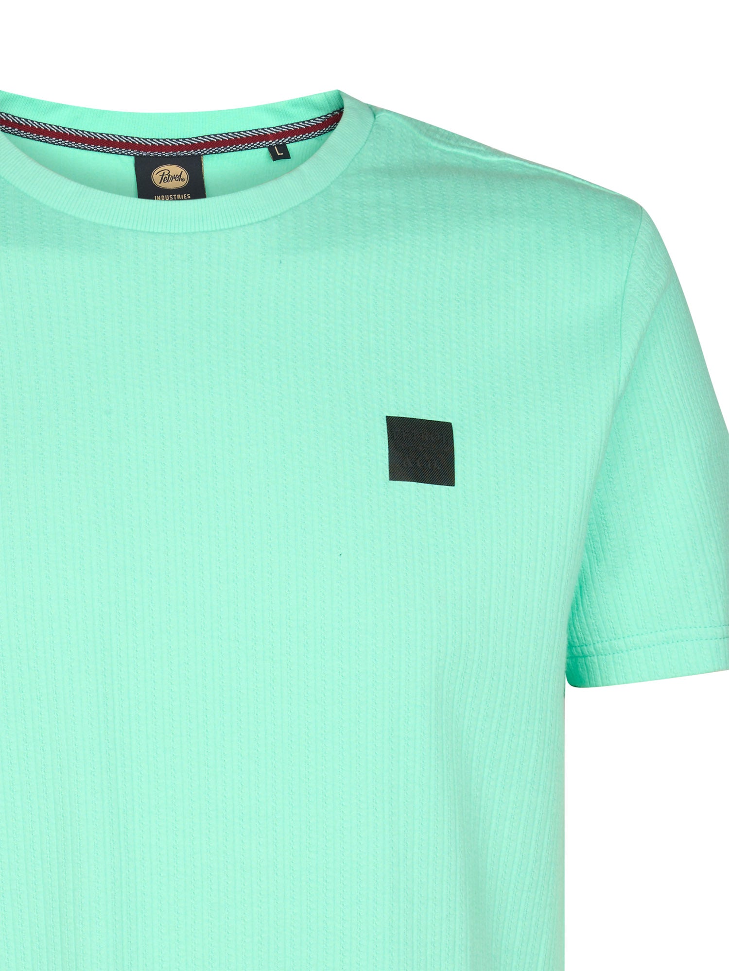 Petrol Industries Men T-Shirt Short Sleeve Regular Fit Green Aqua
