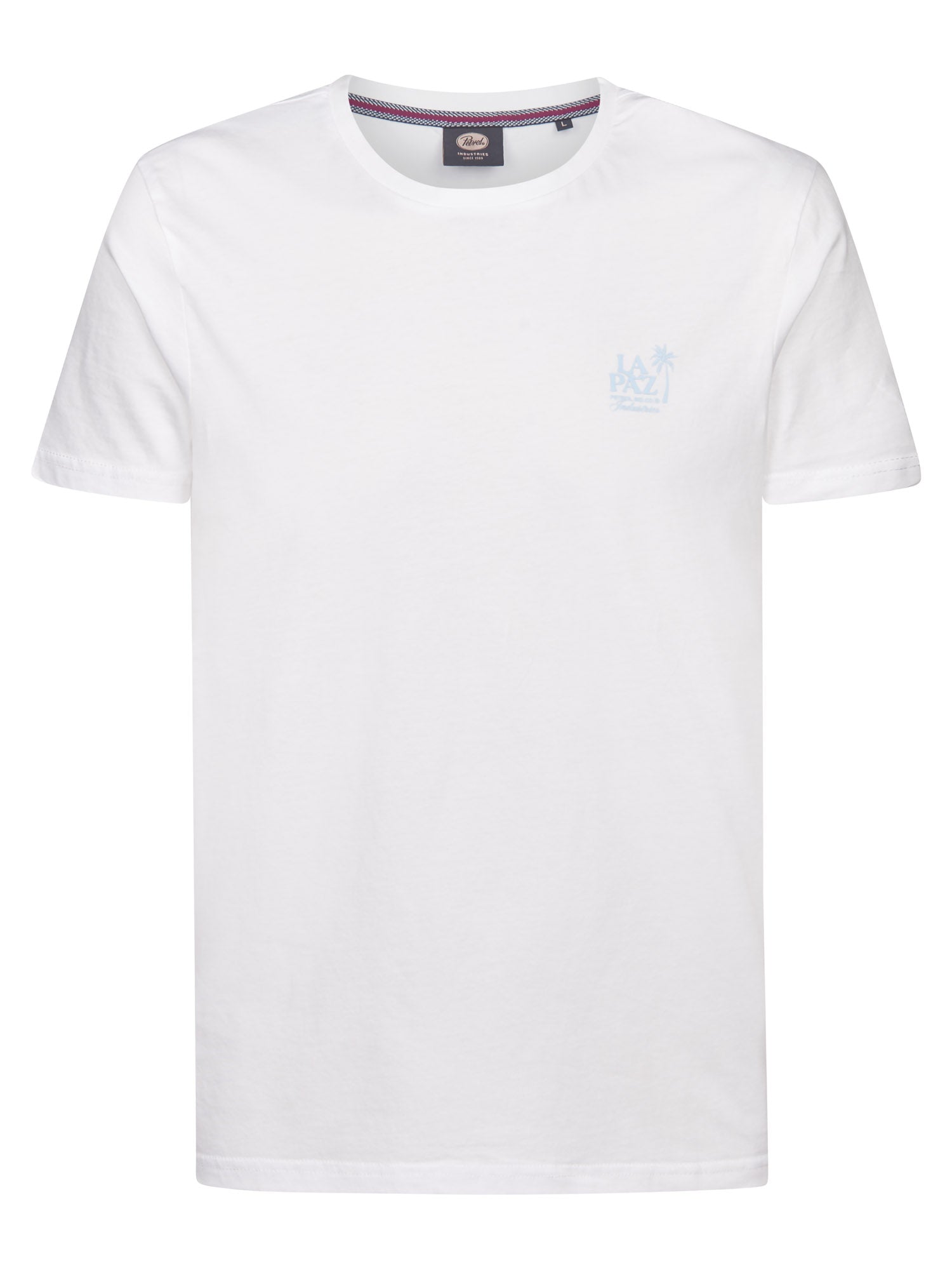 Petrol Industries Men T-Shirt Short Sleeve Regular Fit Bright White