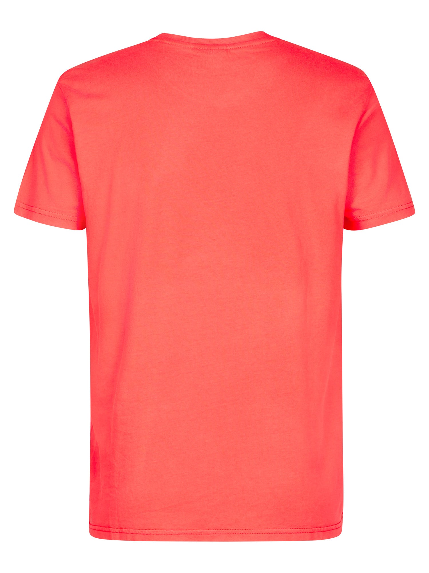 Petrol Industries Men T-Shirt Short Sleeve Regular Fit Fiery Coral