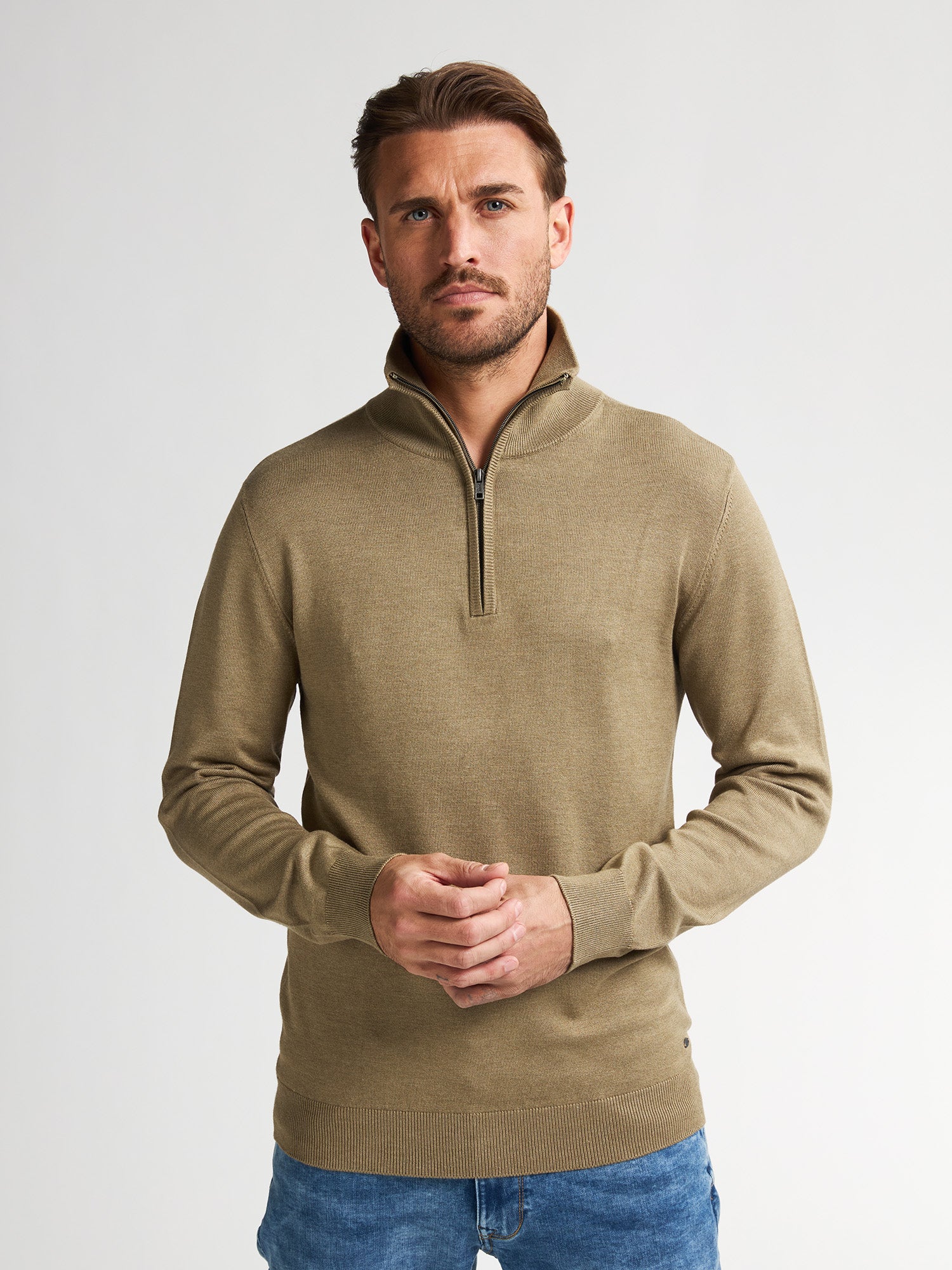 Knitted Half-Zip Sweater Lexington