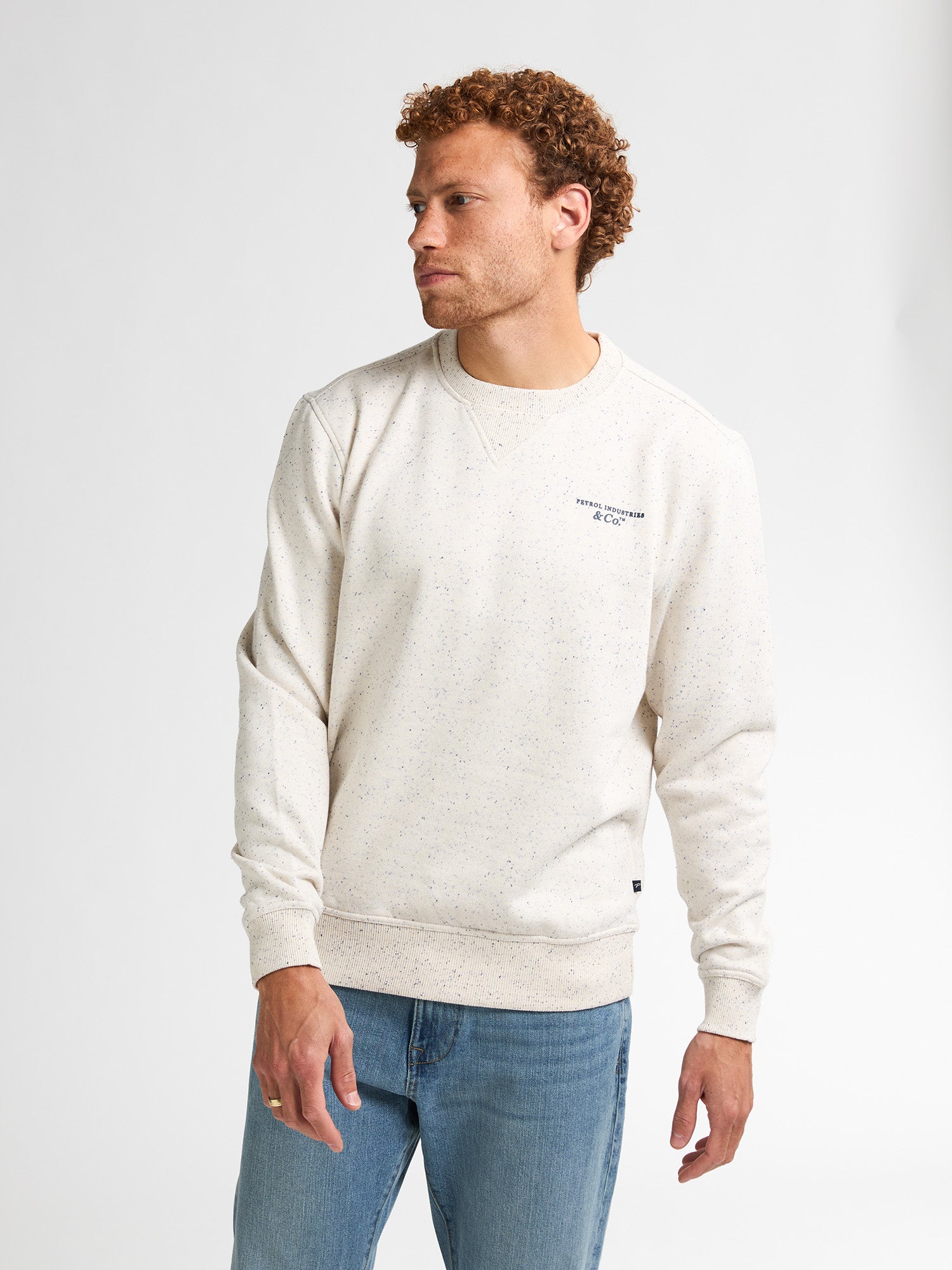 Petrol Industries Sweater Bluewave - Gestreifter Baumwoll Pullover Lässig