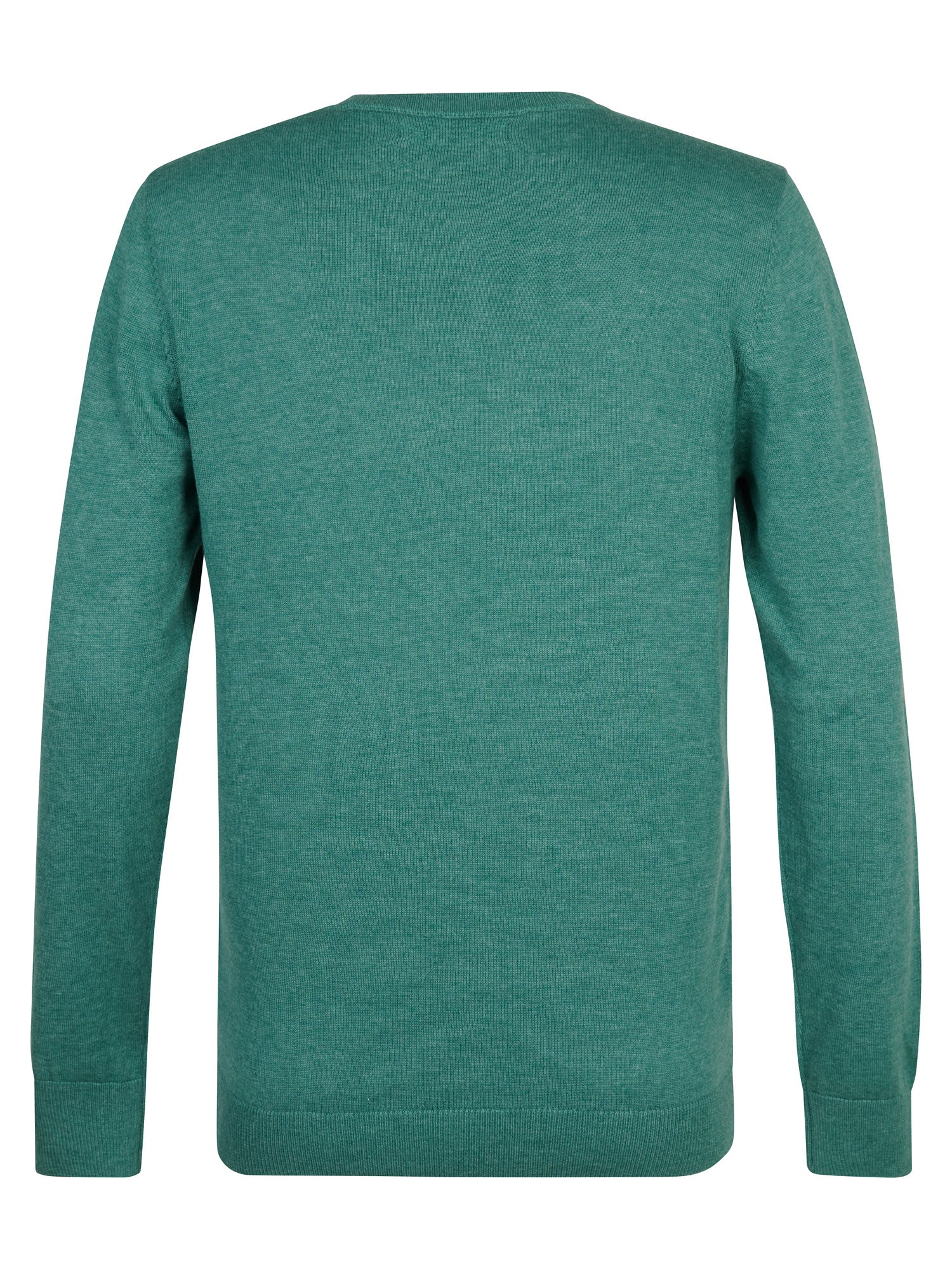 Petrol Industries Men Knitwear Round Neck Basic Regular Fit Teal Green