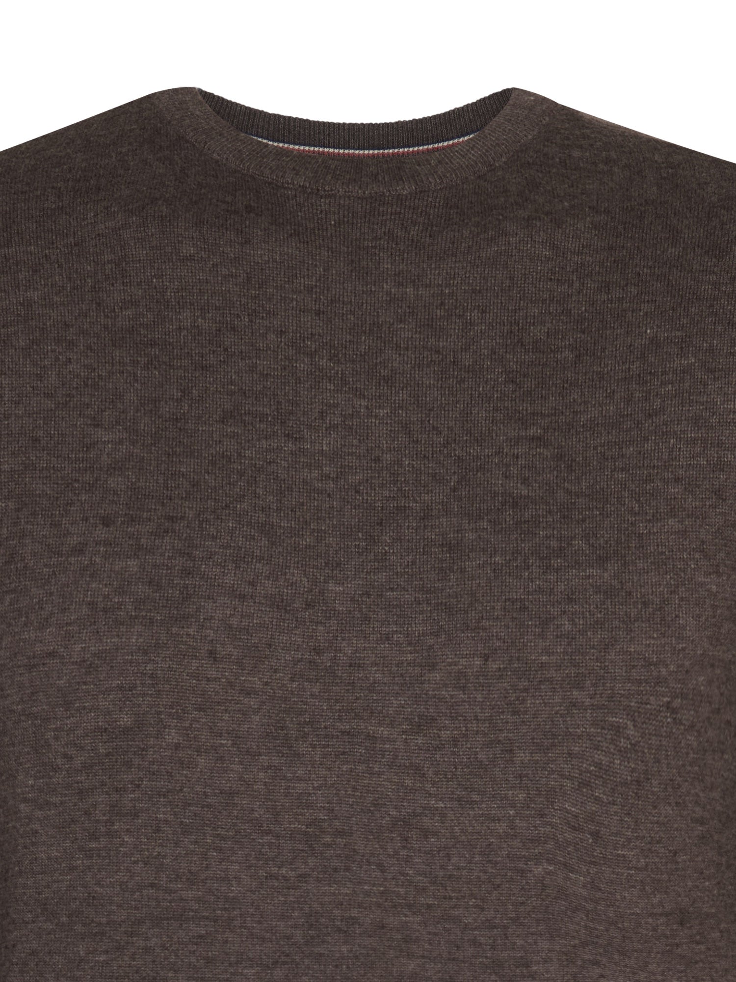 Petrol Industries Men Knitwear Round Neck Basic Regular Fit Cedar Brown