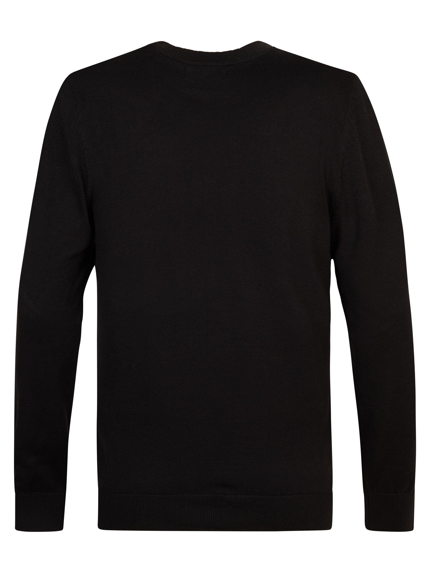 Petrol Industries Men Knitwear Round Neck Basic Regular Fit Black