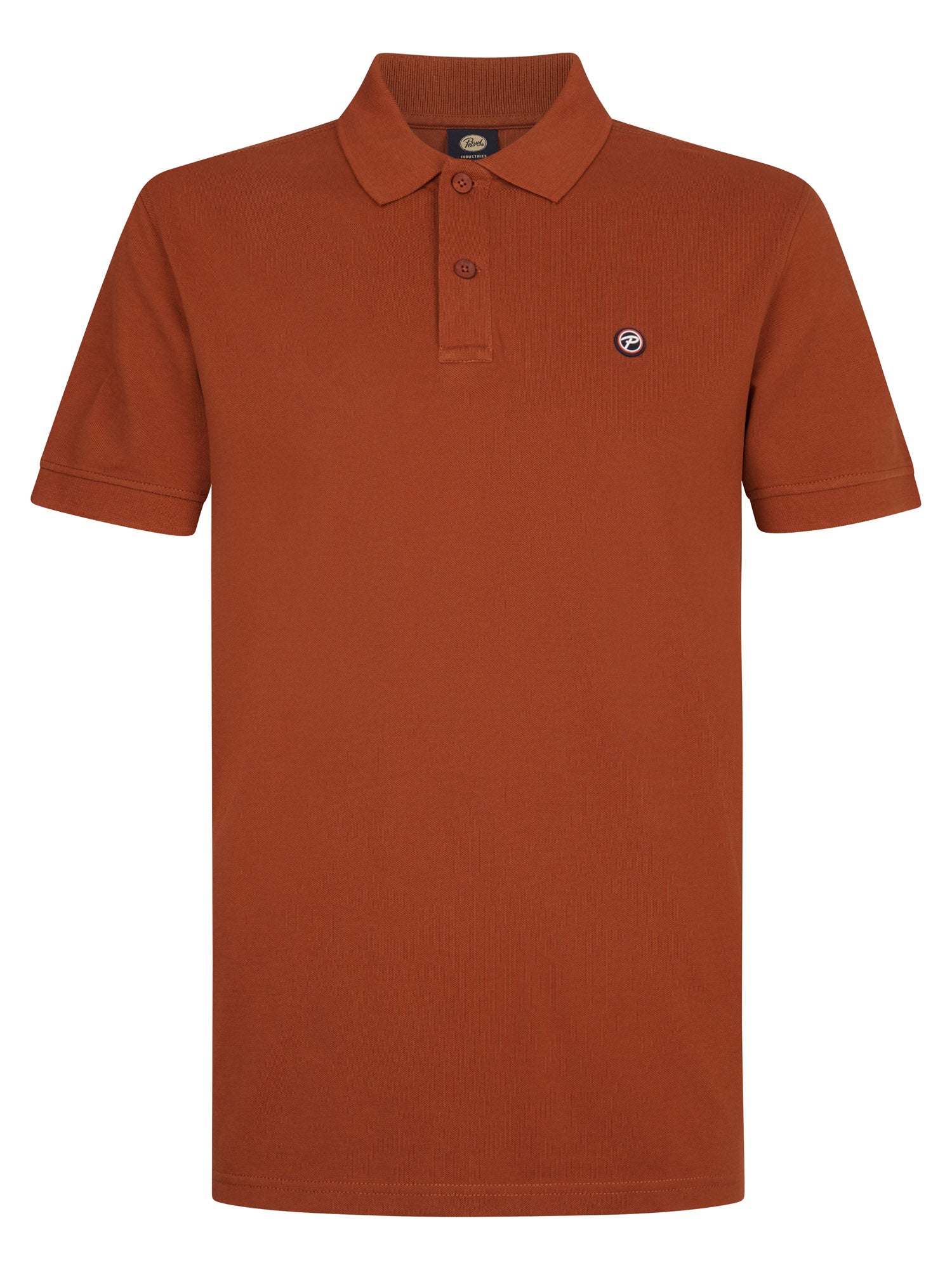 Petrol Industries Men Polo Short Sleeve Regular Fit Copper Orange