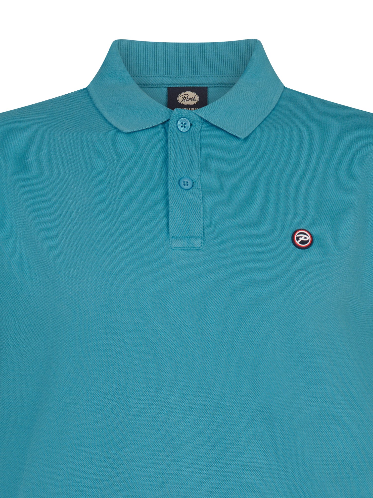 Petrol Industries Men Polo Short Sleeve Regular Fit Iron Blue