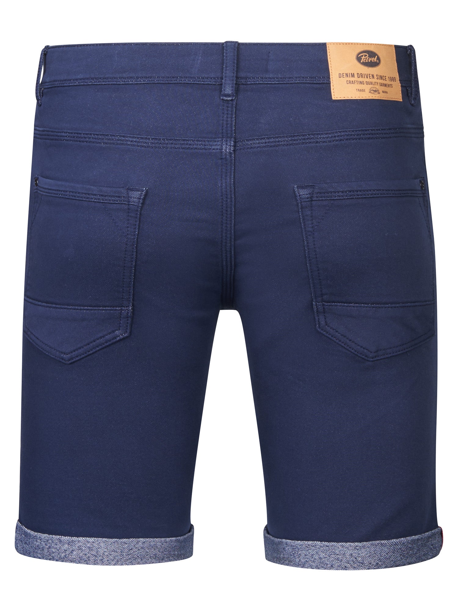 Petrol Industries Men Shorts Denim Slim Fit Navy Blue
