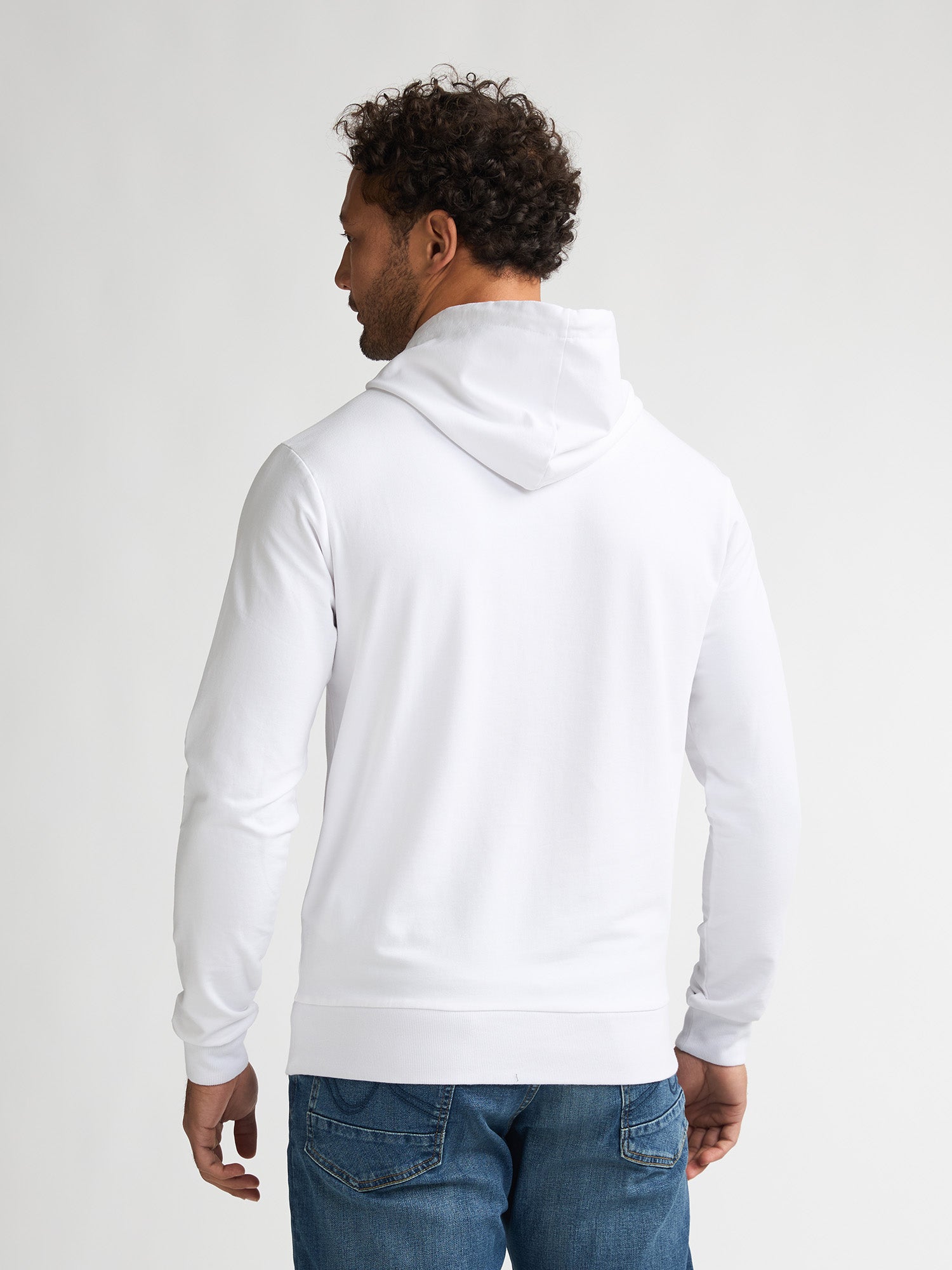 Petrol Industries Men Sweater Hooded Regular Fit Bright White