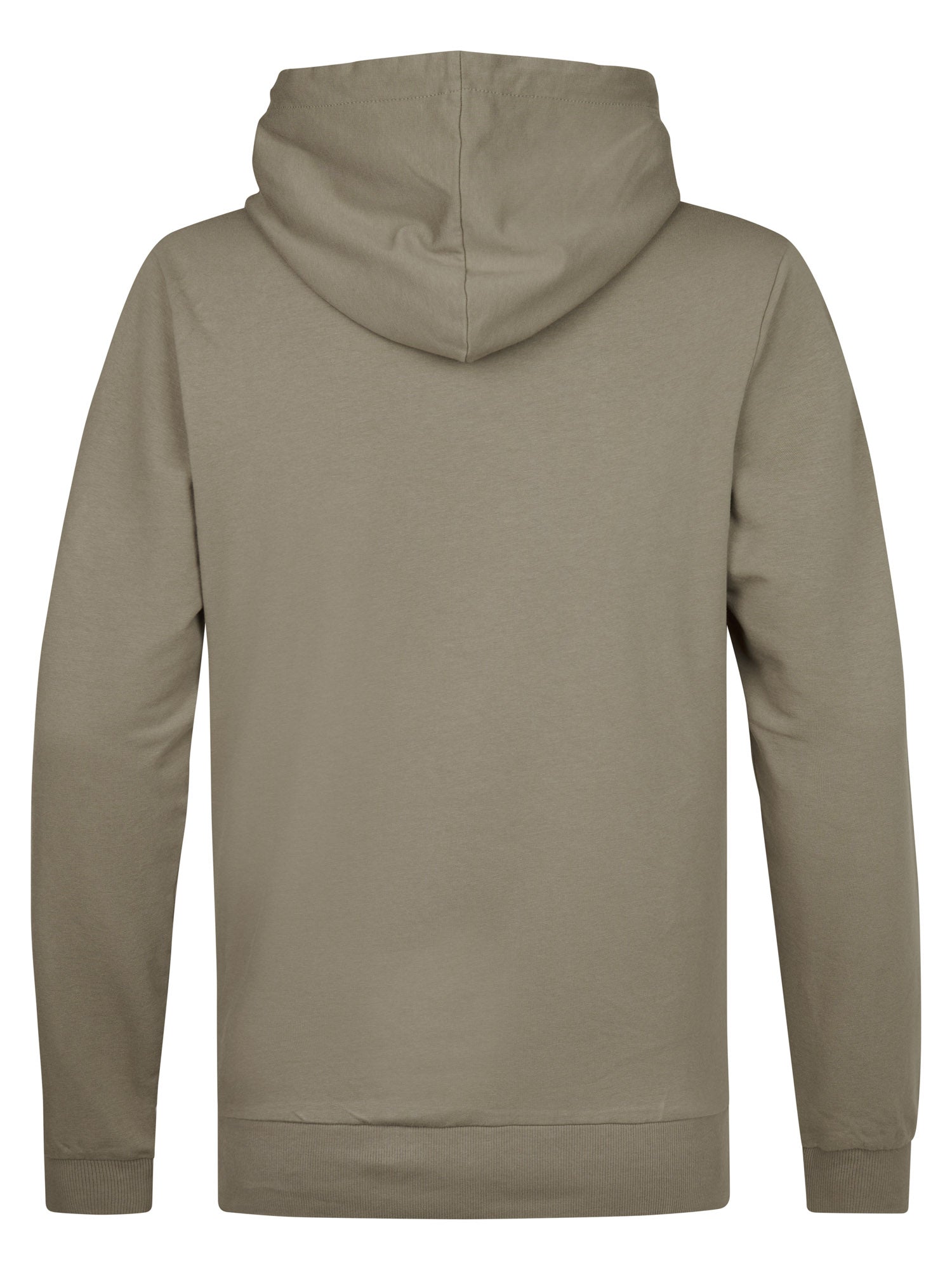 Petrol Industries Men Sweater Hooded Regular Fit Mossy Stone