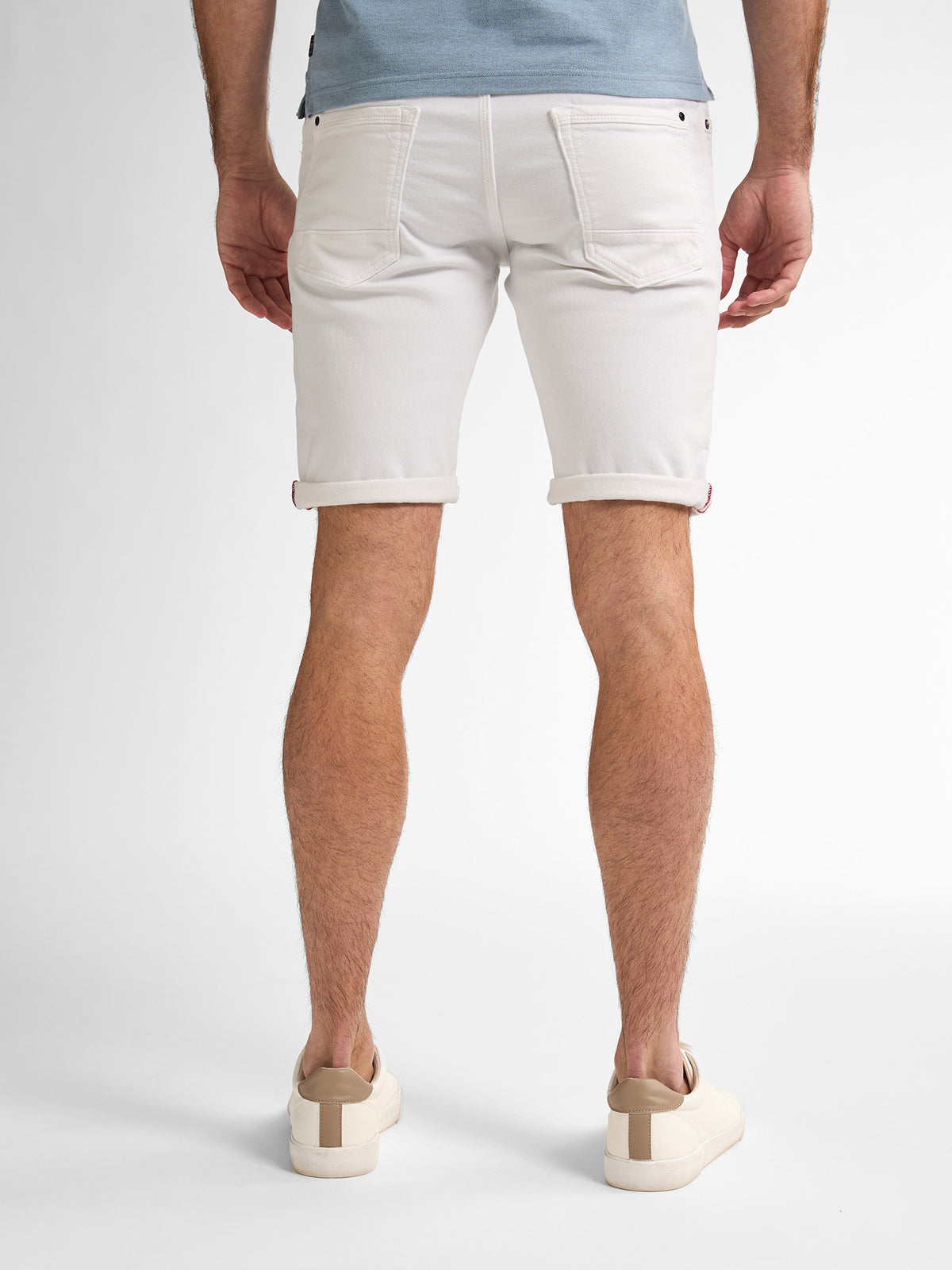 Petrol Industries Men Shorts Denim Slim Fit Bright White