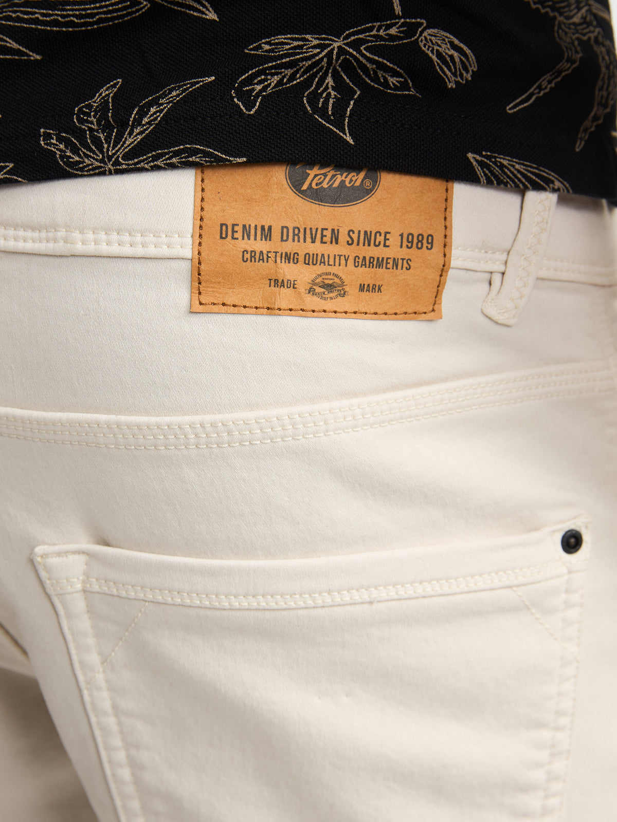 Petrol Industries Men Shorts Denim Slim Fit Seashell