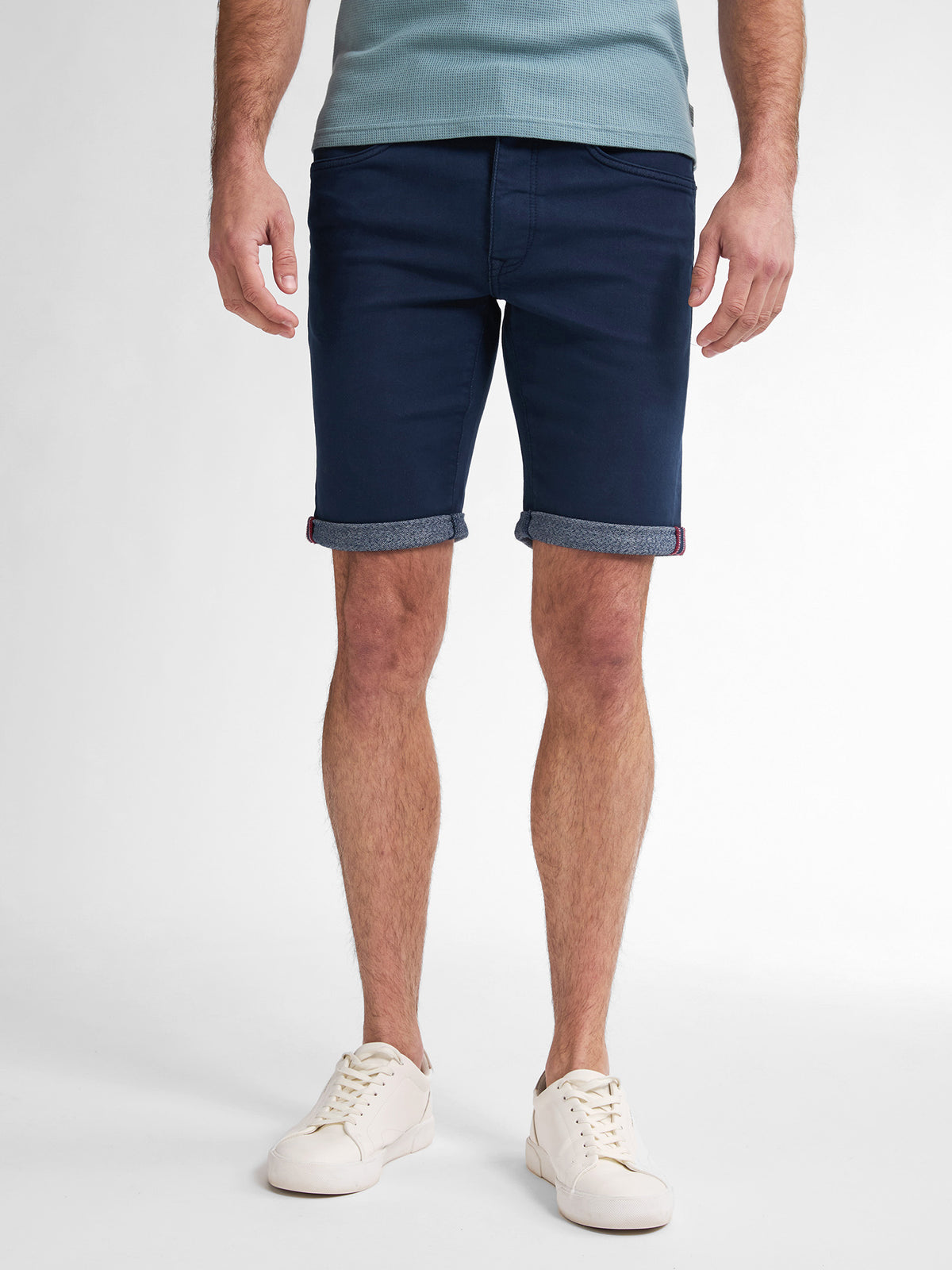Petrol Industries Men Shorts Denim Slim Fit Navy Blue