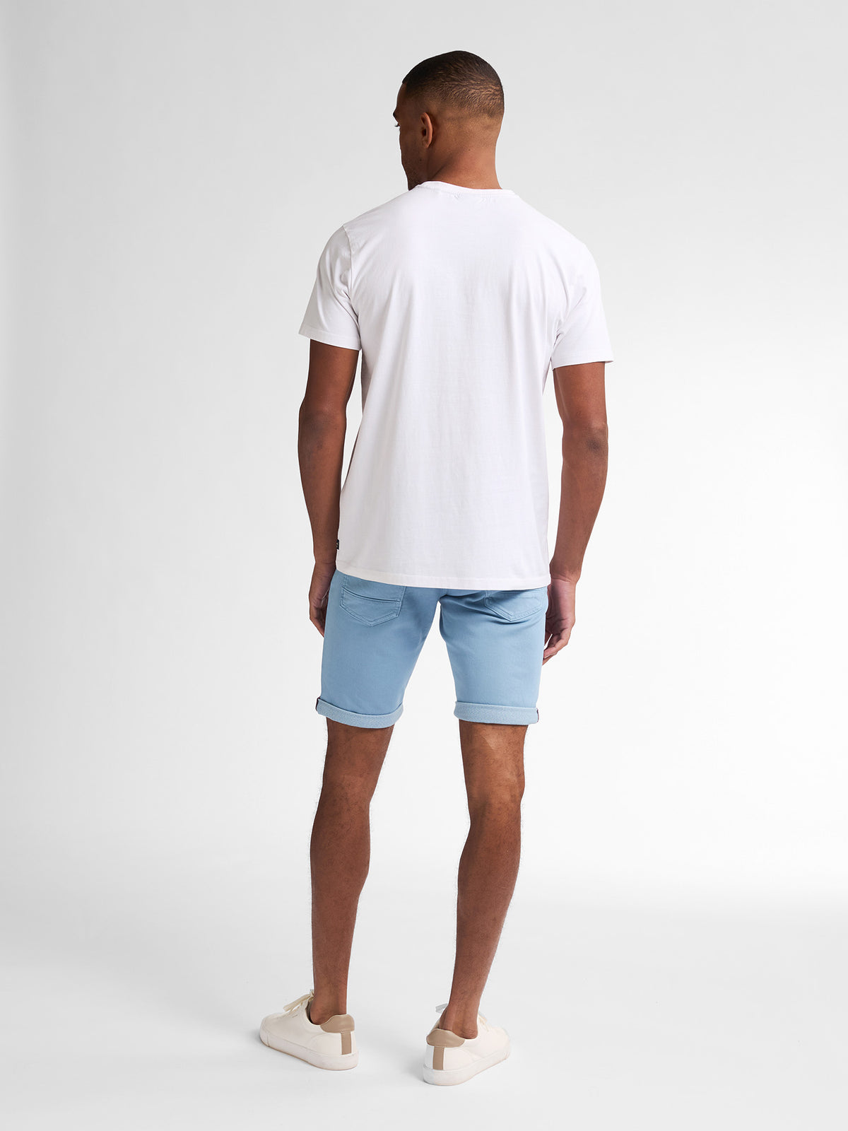 Petrol Industries Men Shorts Denim Slim Fit Pale Blue