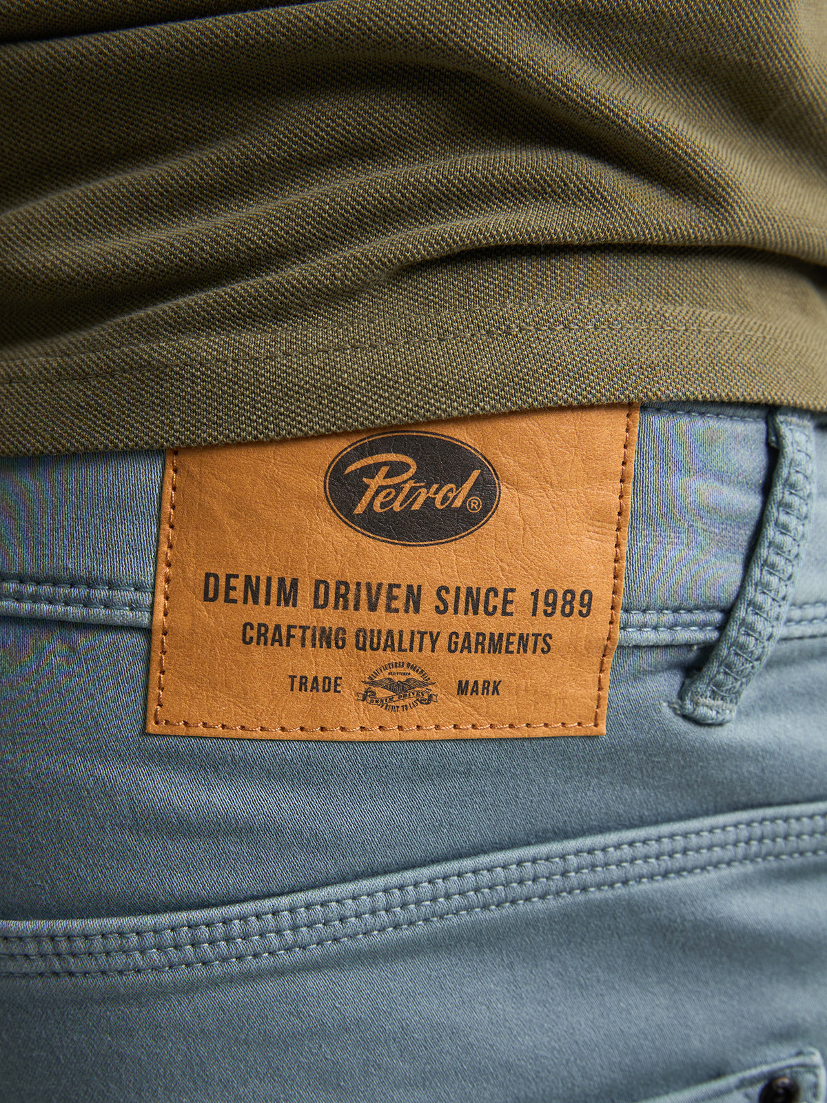 Petrol Industries Men Shorts Denim Slim Fit Ocean