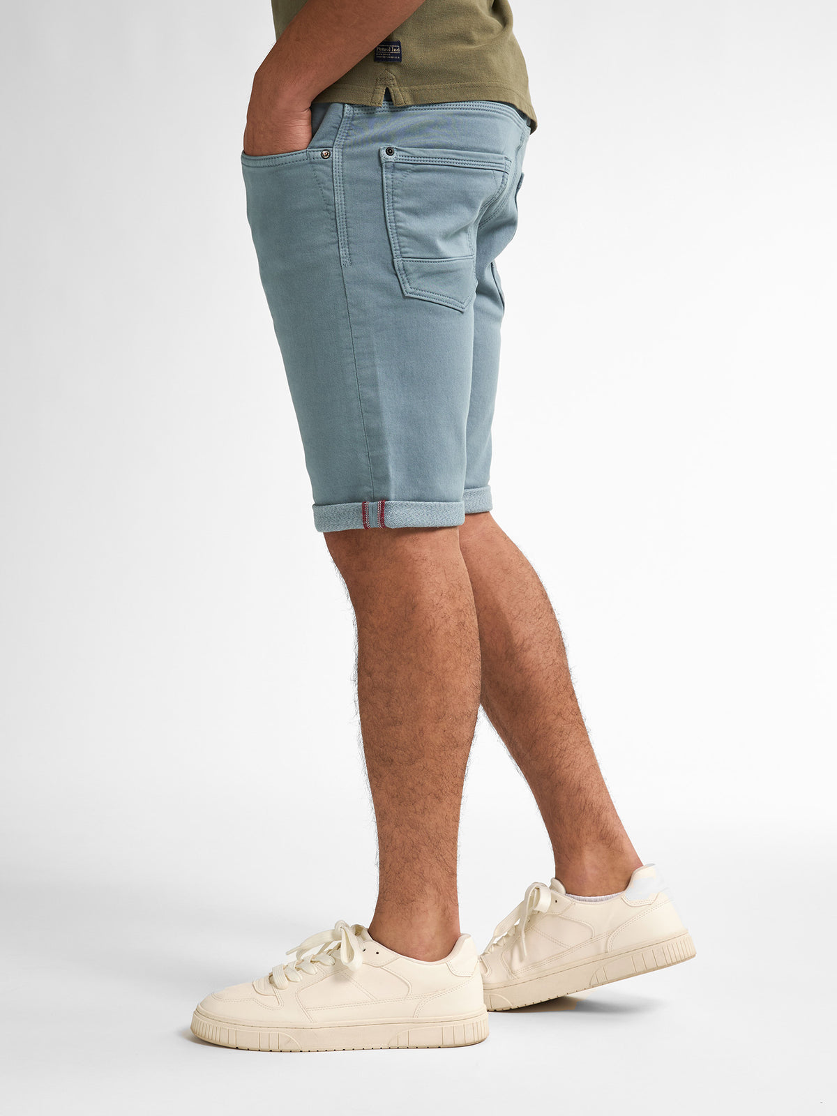Petrol Industries Men Shorts Denim Slim Fit Ocean