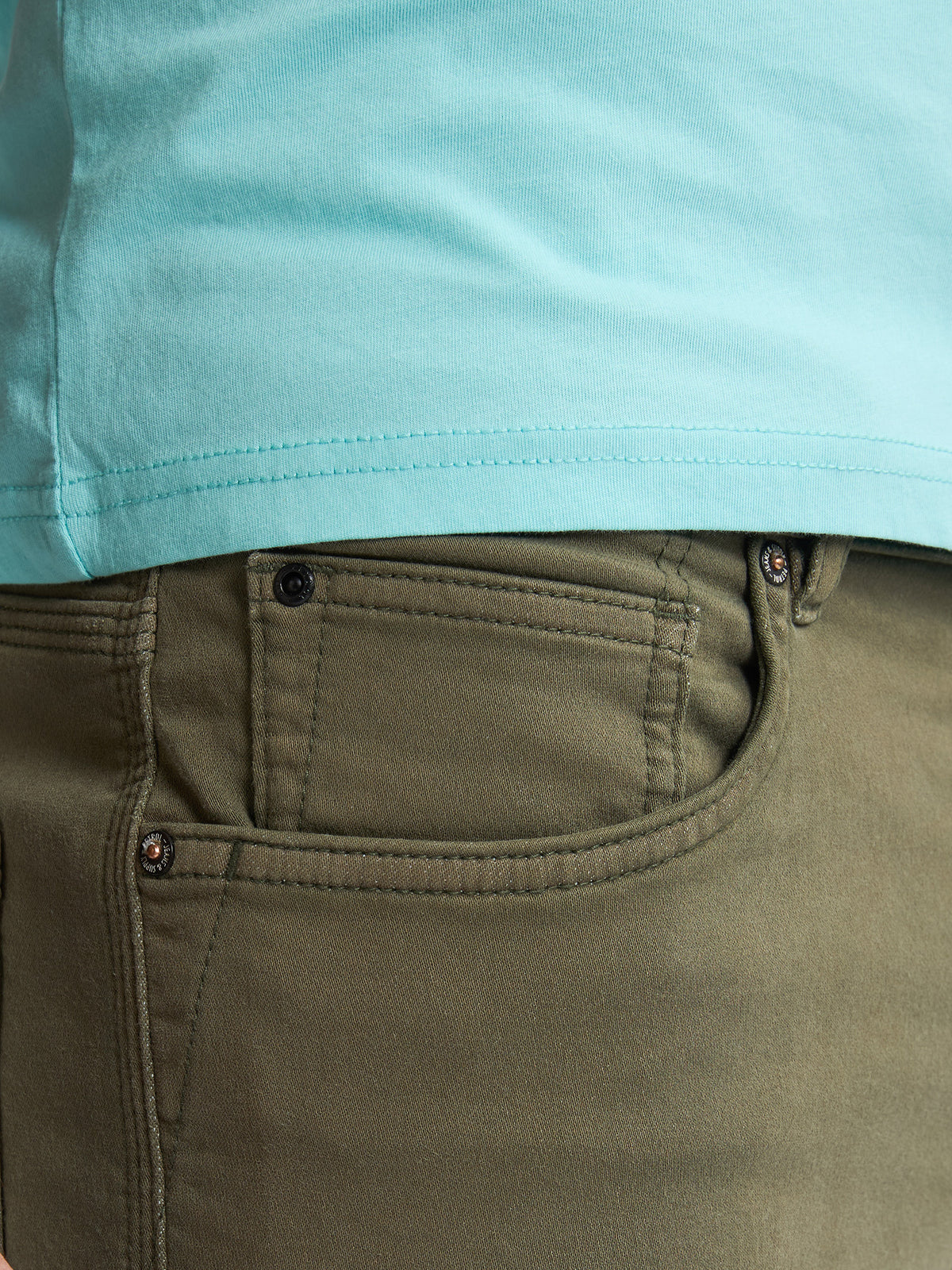 Petrol Industries Men Shorts Denim Slim Fit Dusty Army