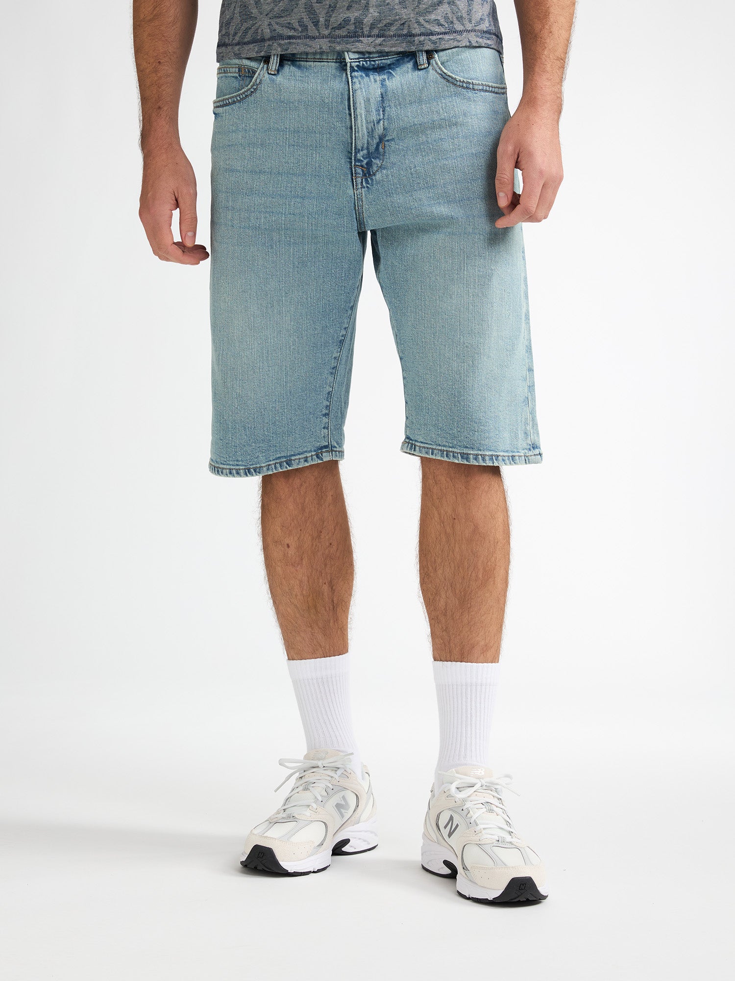 Petrol Industries Men LEWIS - Men Denim Short Loose Fit Loose Fit Light Vintage