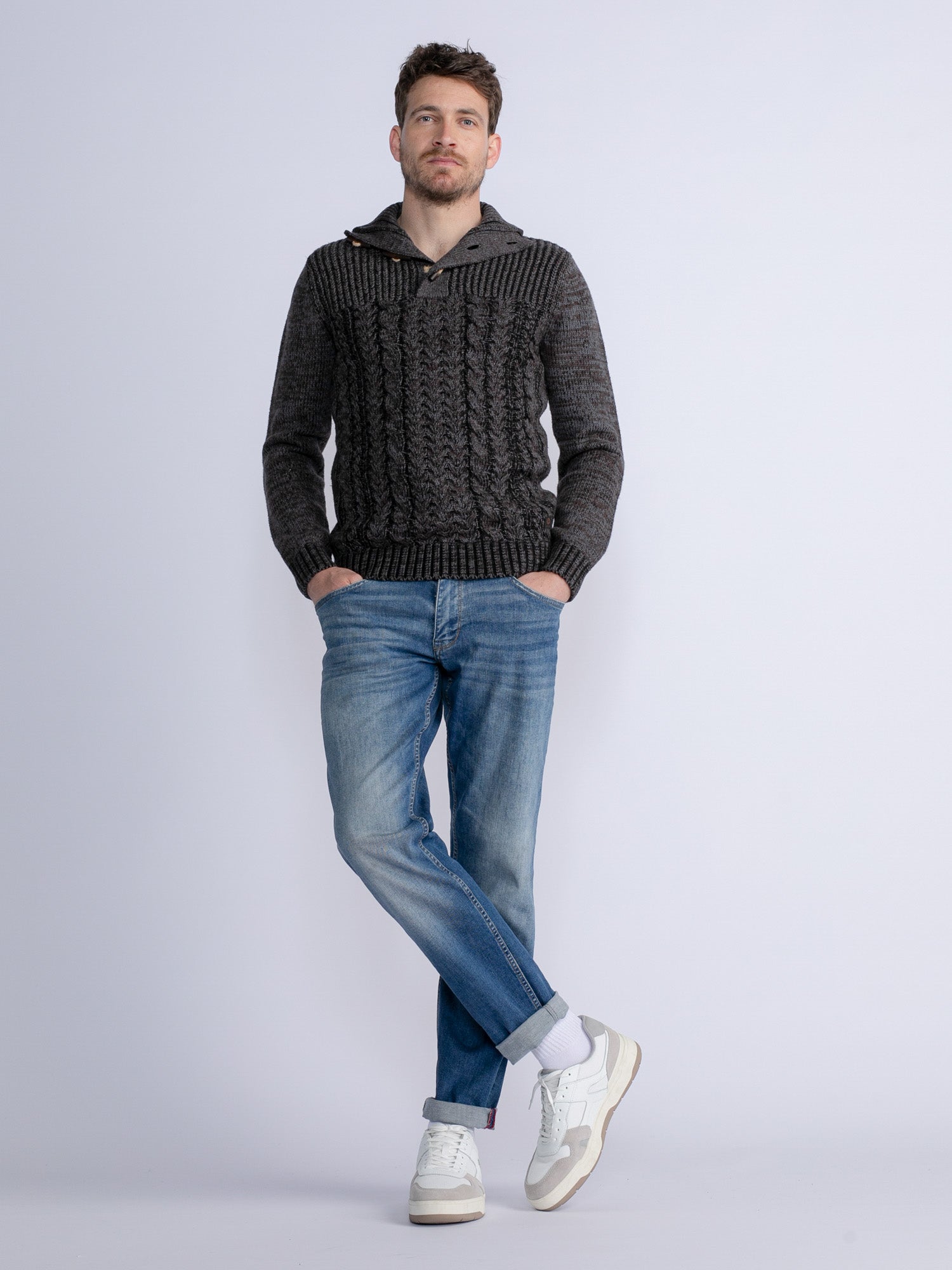 CableKnit Pullover Lockport Official Petrol Industries® Online Store