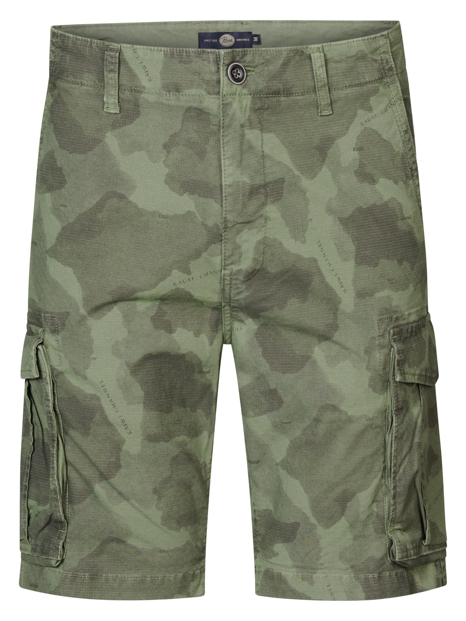 Pelle Pelle Green Denim Camo Cargo Shorts newest Men Size 54