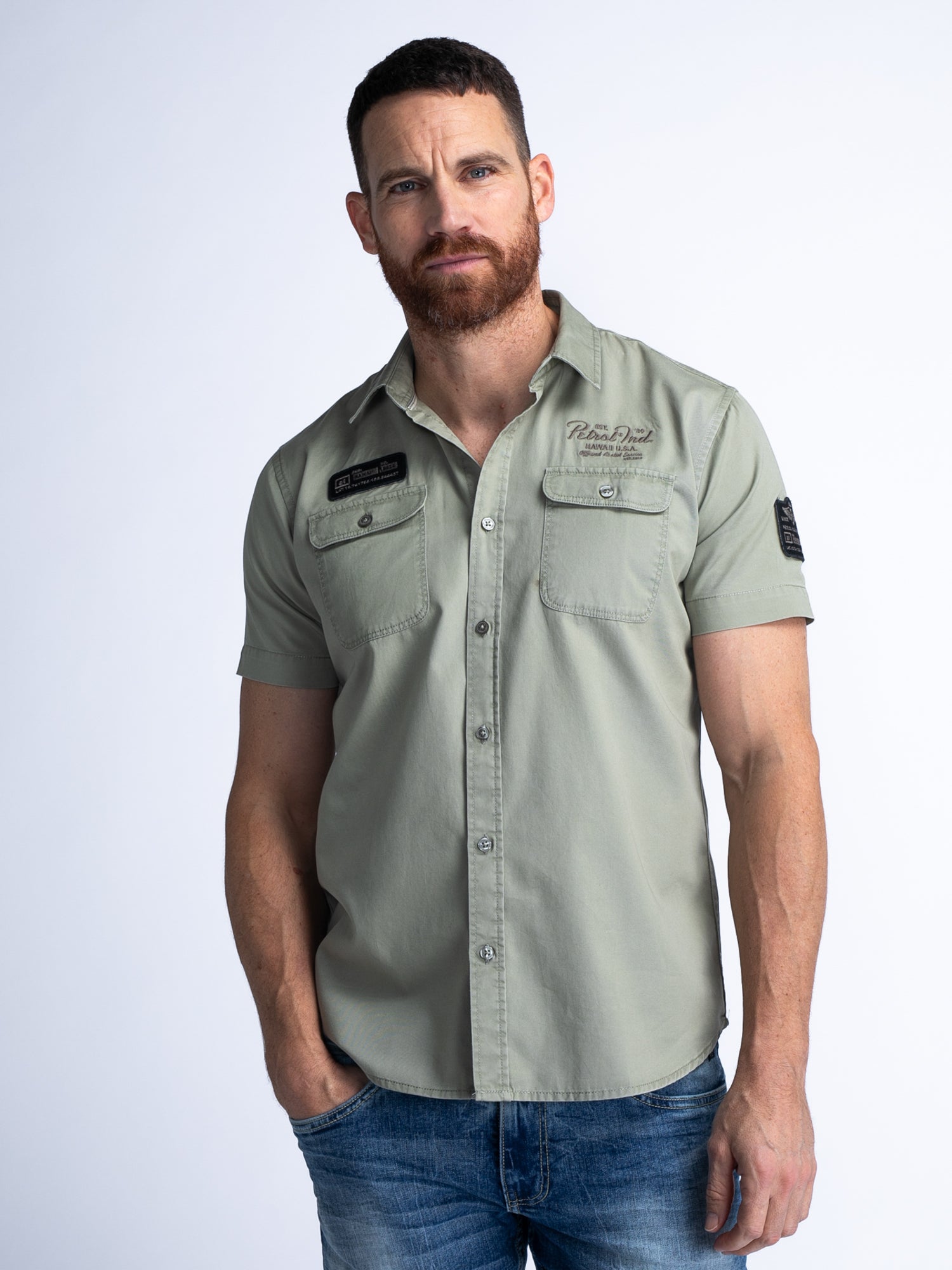 Chemise fashion petrol industries